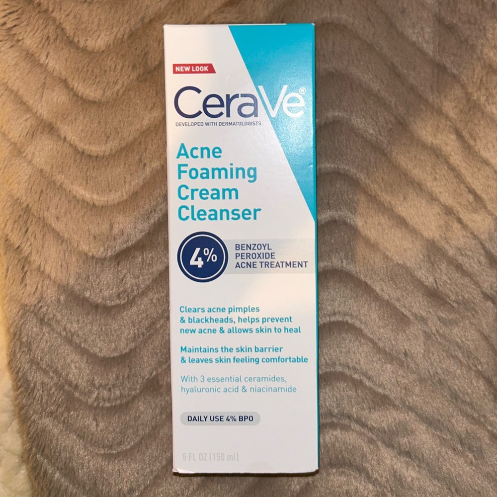CeraVe Acne Foaming Cream Cleanser